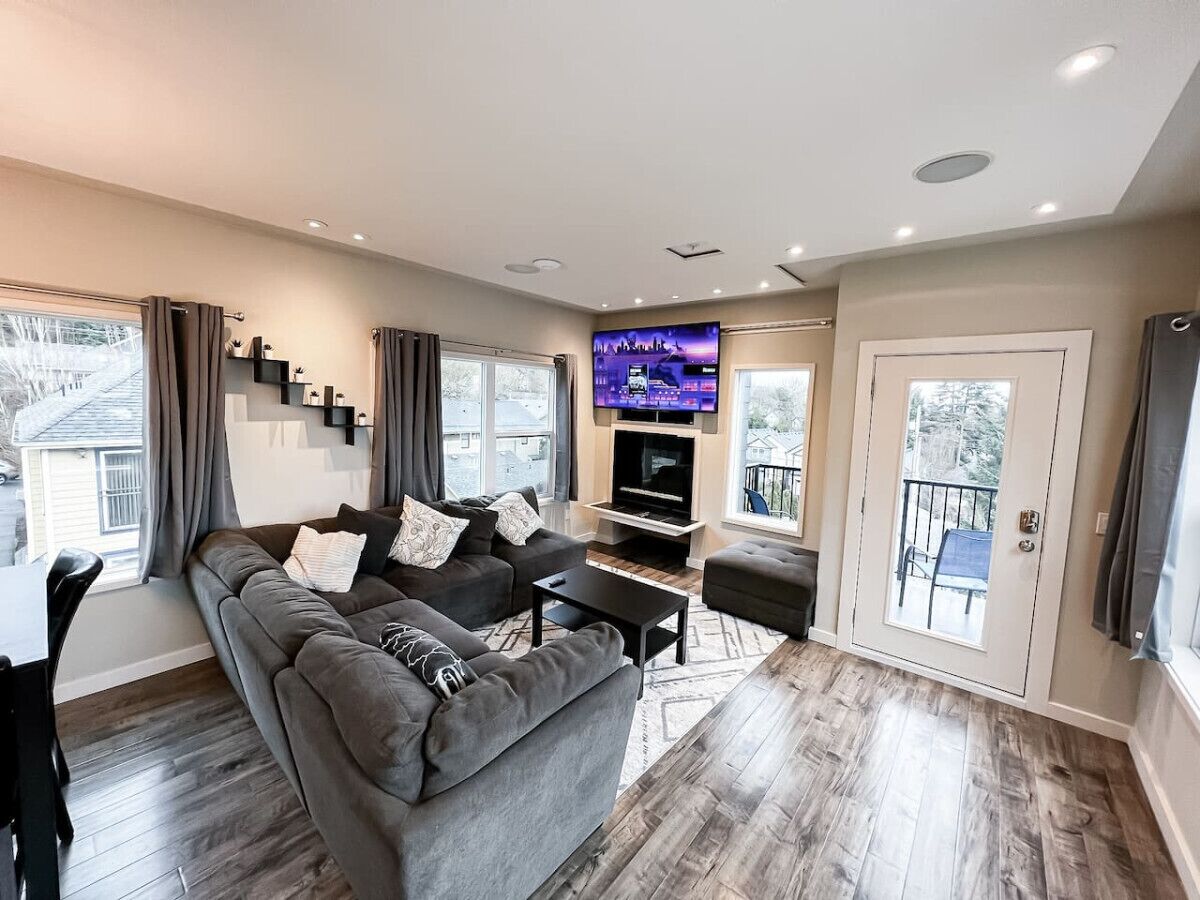 Smart-TV, peis og stereoanlegg