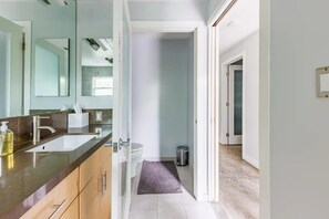 Hair dryer, towels