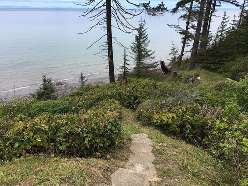 Water View Home, and private beach access, Quiet with Nature trails