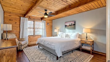 2 bedrooms, iron/ironing board, travel crib, free WiFi