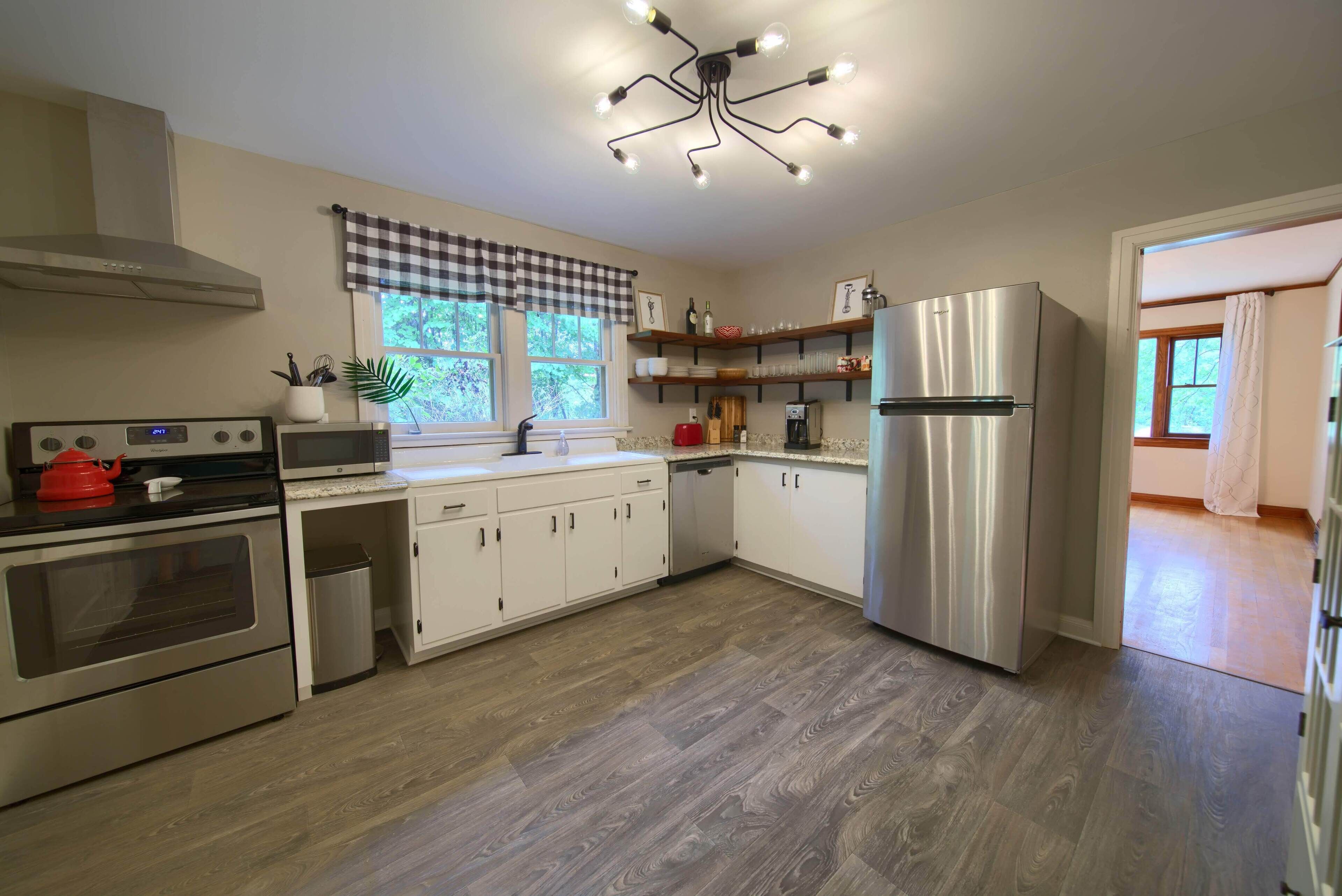 Comfortable Asheville stone cottage