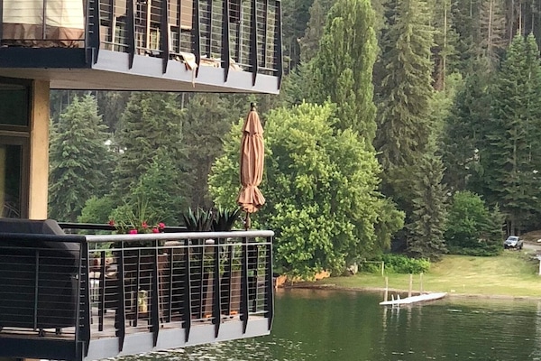 View from balcony of master bedroom.
