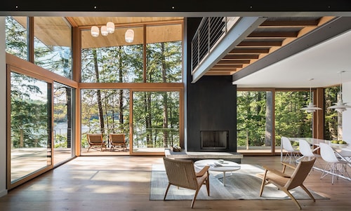 Lakefront Escape on Squam: Hot Tub, Kayaks, Paddleboards, and Luxury Design