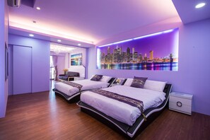 Individually decorated, individually furnished, blackout curtains