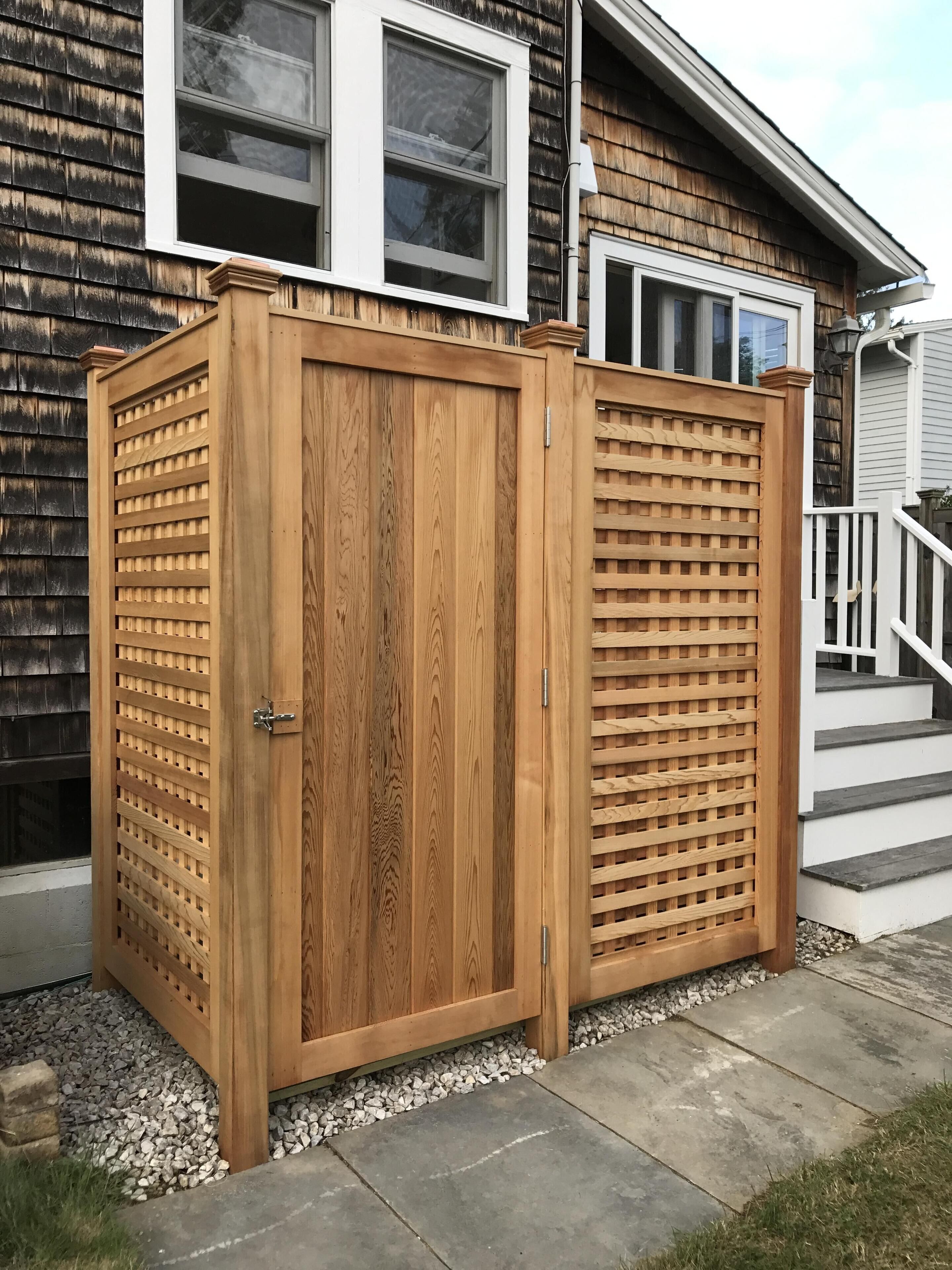 Outdoor shower - nothing beats it!