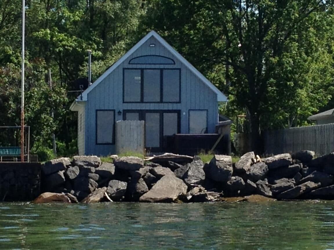 Lake Ontario waterfront house with hot tub!