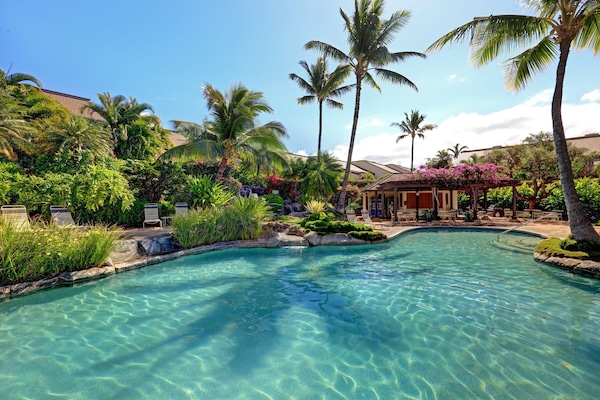 Tropical upper pool at Maui Kamaole
