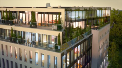 High end penthouse - large terrace