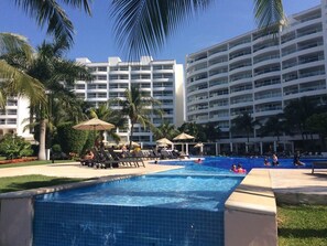Indoor pool - Breathtaking Villa Magna Beachfront Condo, 3 Bedrooms Sleeps 6 (Nuevo Vallarta)