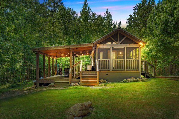 Exterior - Tiny Home on 26 Private Lake Front Acres (Elberton)