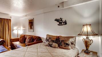 1 bedroom, internet, bed sheets