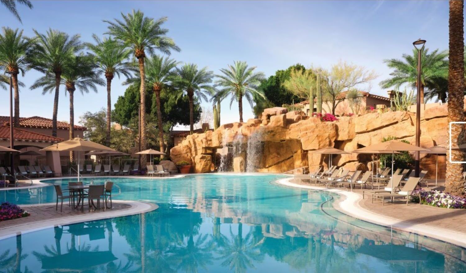 Una piscina riscaldata