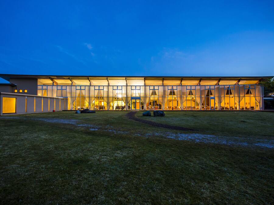 Front of property – evening/night