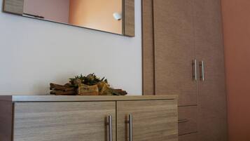Standard Apartment, 1 Bedroom, Sea View | Premium bedding, iron/ironing board (on request), free cots/infant beds