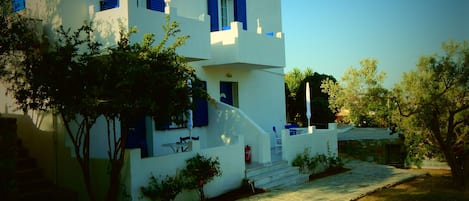 Front of property – evening/night