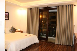 Chambre Double, balcon