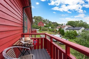 Blick vom Balkon
