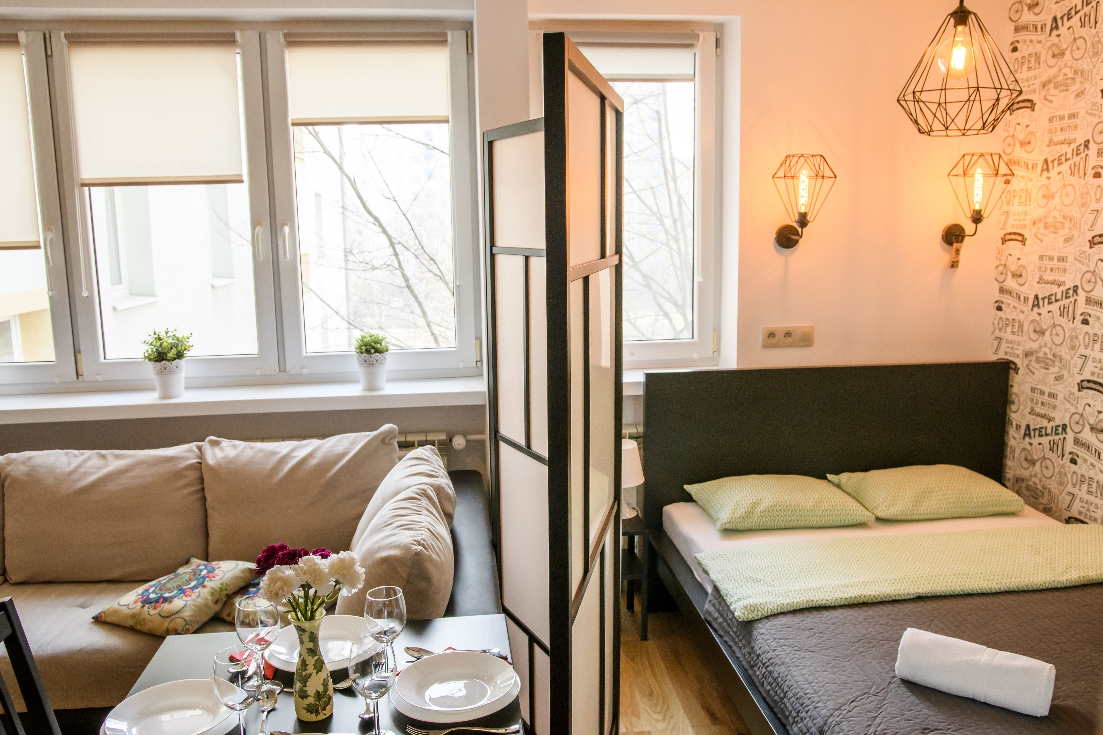 Apartment | Living area | 40-inch flat-screen TV with cable channels, TV