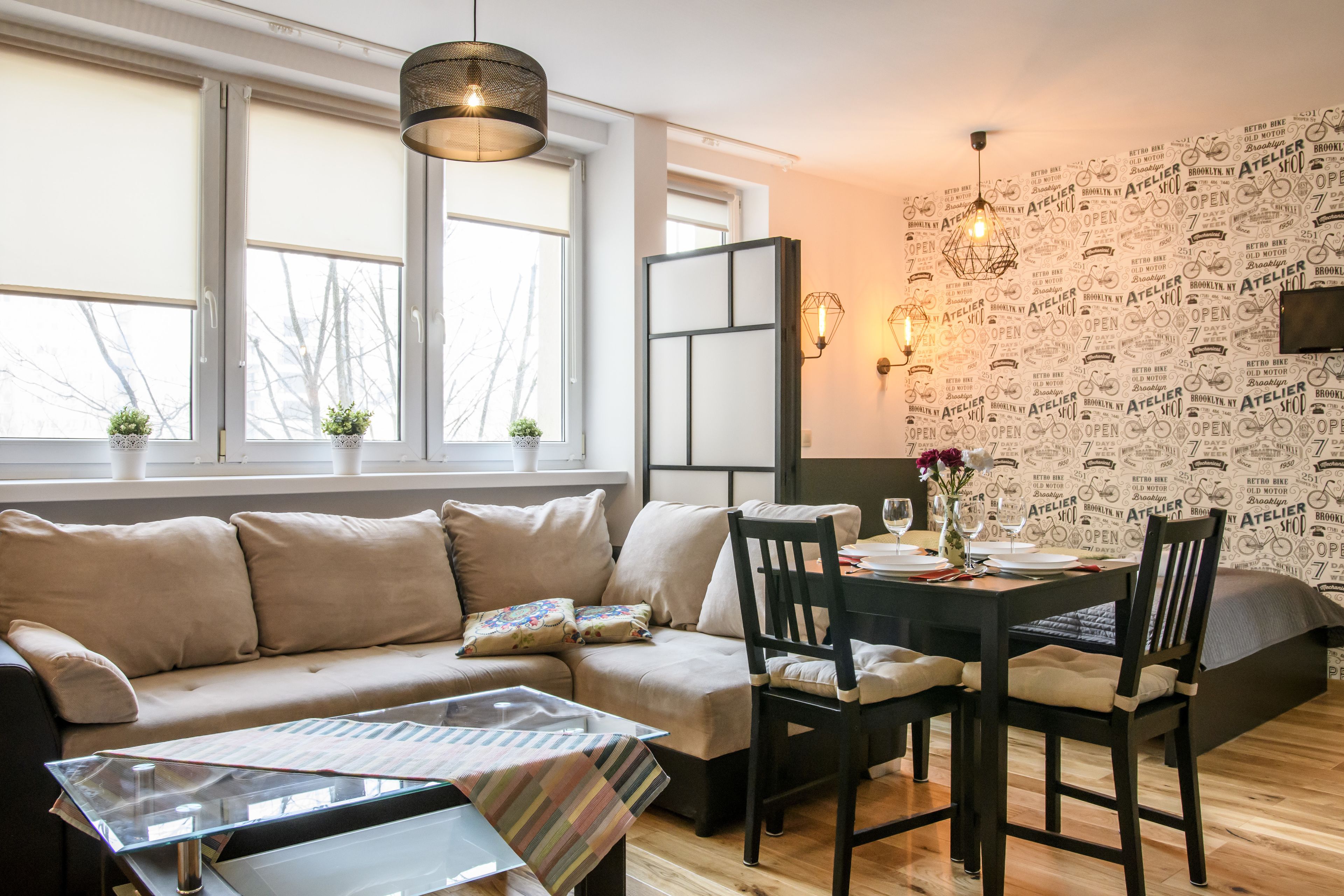 Lejlighed | Opholdsområde | 40-tommers fladskærms-tv med kabelkanaler, tv