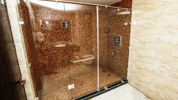 Shower, towels