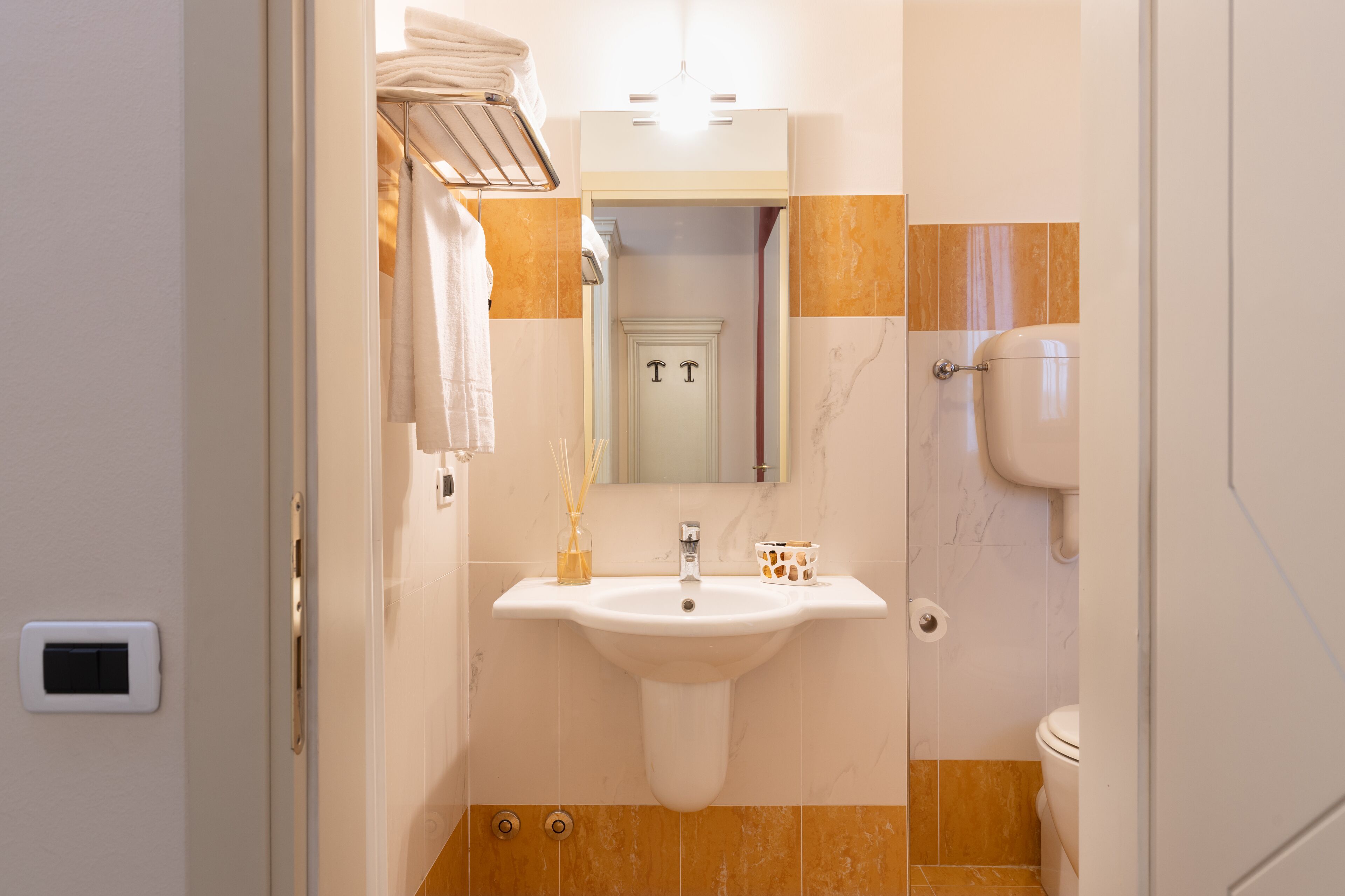 shower, free toiletries, hair dryer, bidet