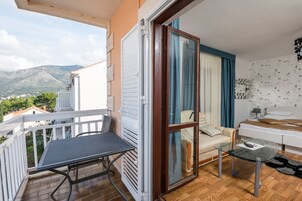 Classic Studio, Partial Sea View | Balcony view