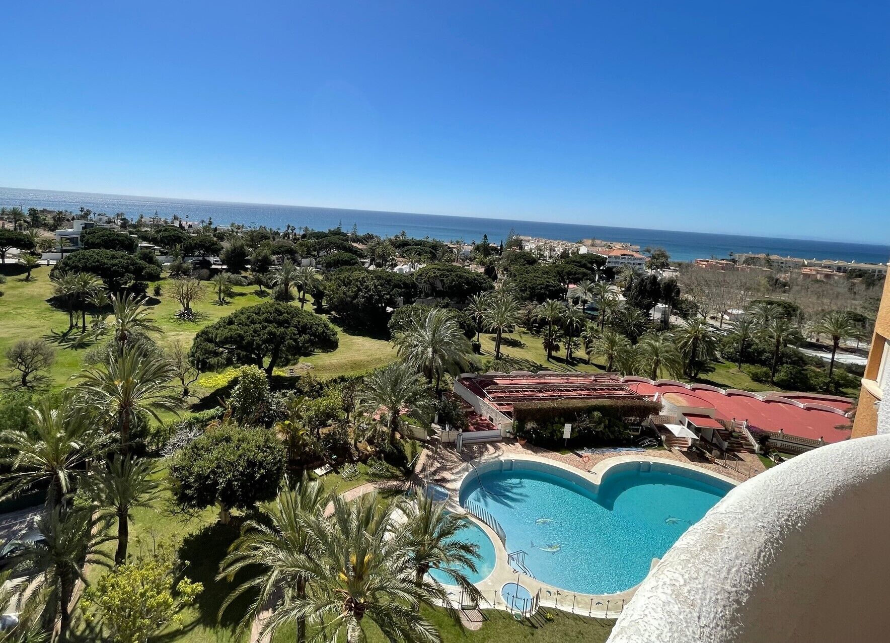 Studio, 2 Single Beds, Air conditioning, Garden View | Balcony view