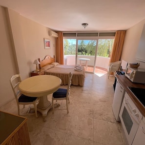 1 bedroom, blackout curtains, iron/ironing board, cots/infant beds