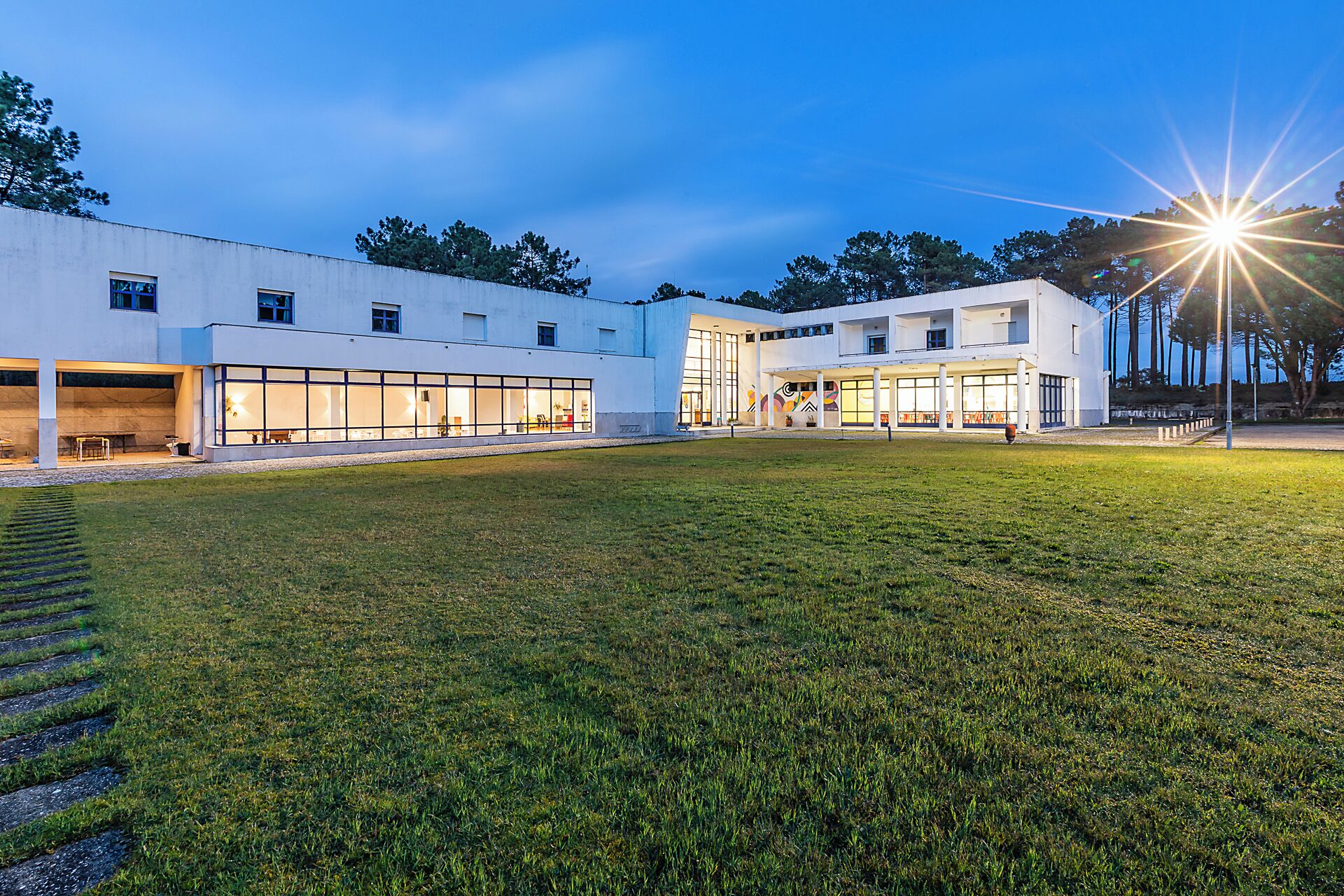 Voorkant van accommodatie