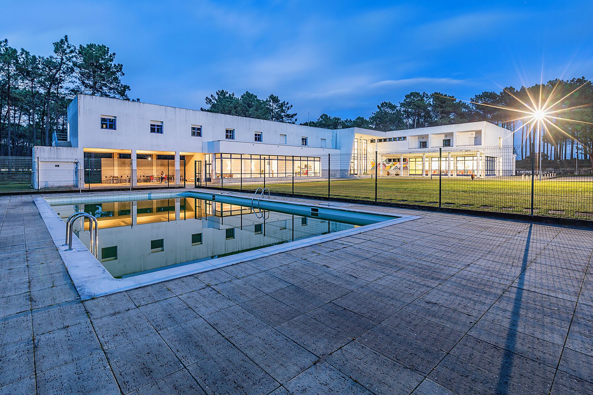 Voorkant van accommodatie