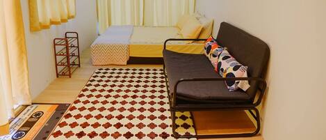 Basic Cabin, 1 Queen Bed | Blackout drapes, iron/ironing board, free WiFi, bed sheets
