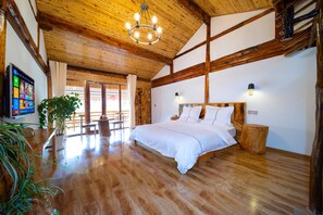 Kahden hengen exclusive-huone, näköala puutarhaan (Room No.5) | Työpöytä, pimennysverhot, ilmainen Wi-Fi, vuodevaatteet