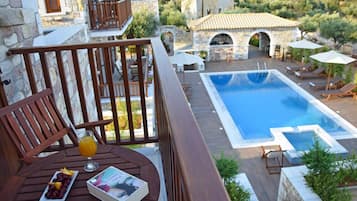 Family Duplex, Sea View (Elia) | Balcony view
