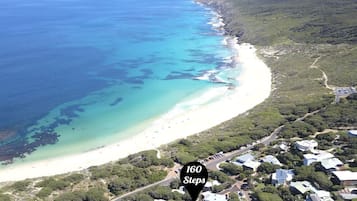 In Strandnähe, Sonnenschirme