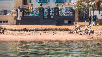 Private beach