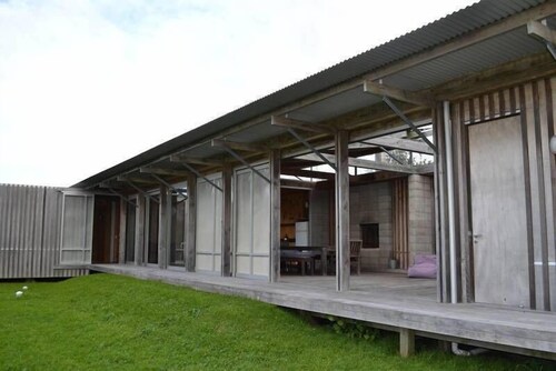 Modern three bedroom house, located at Medlands, Great Barrier Island.