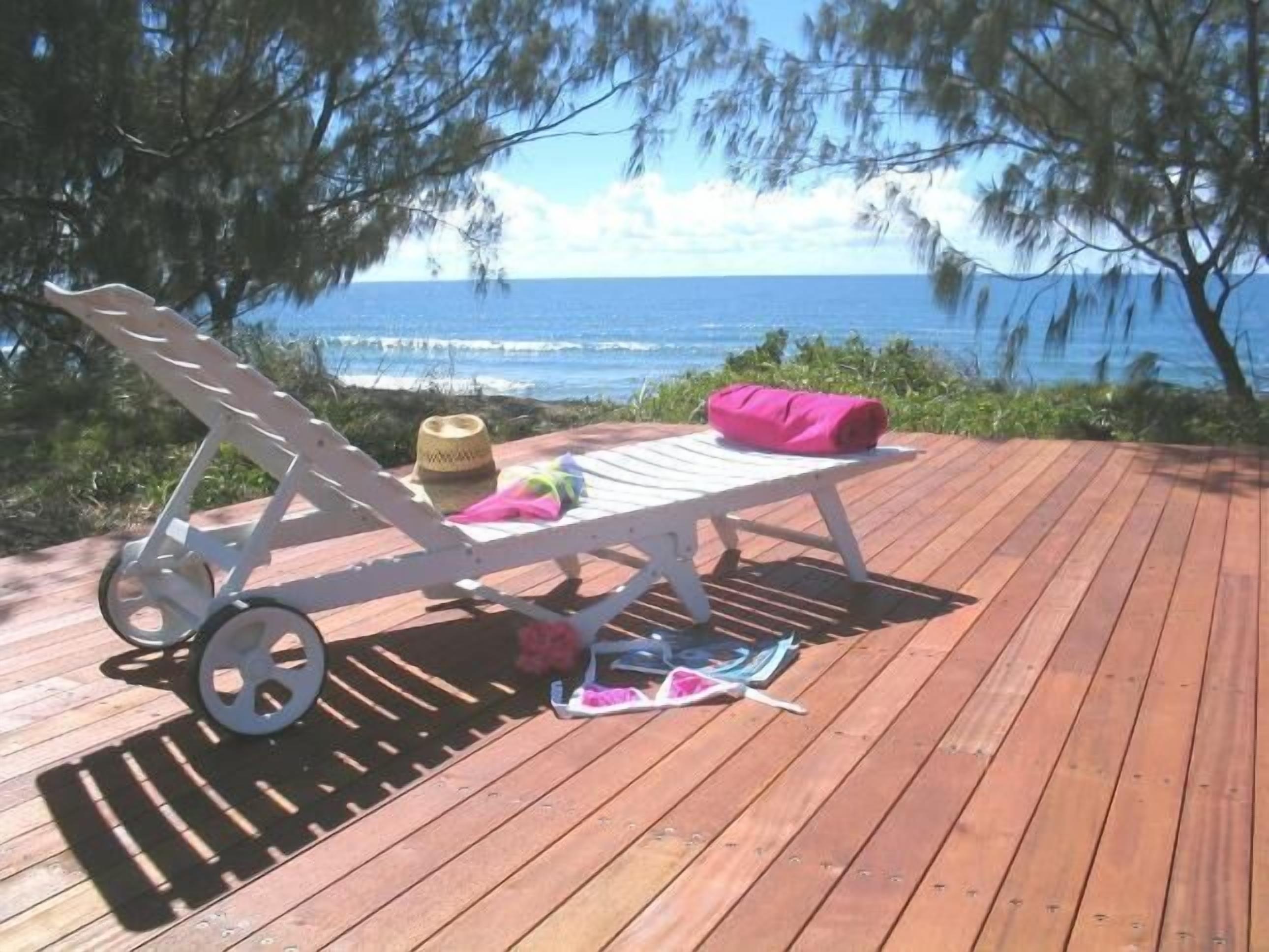 Private sundeck on top of the dunes