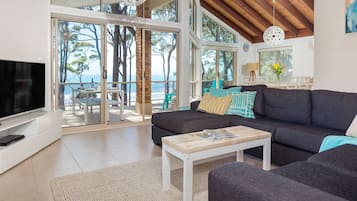 Smart TV, Netflix, DVD player, books