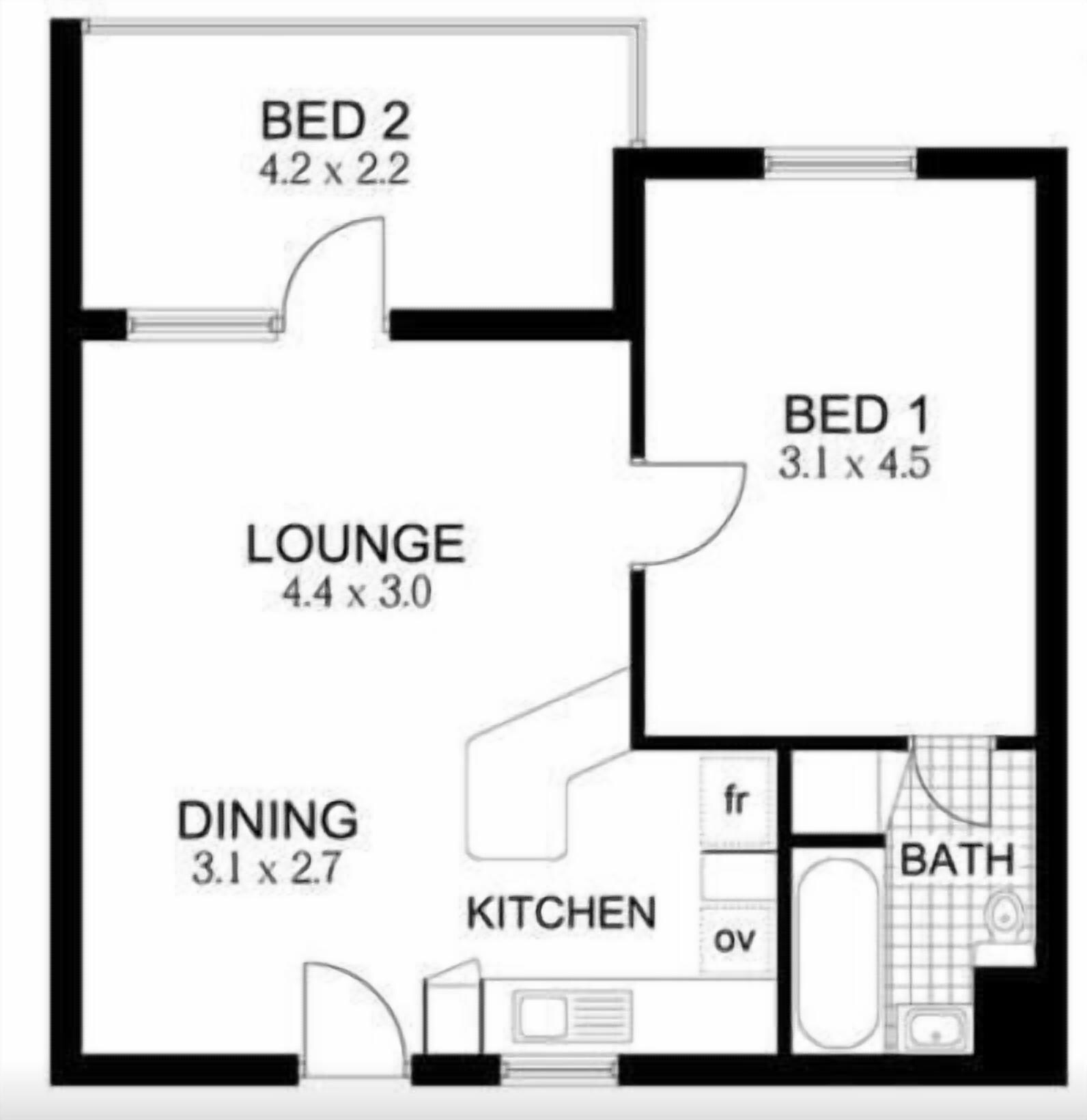 B5 Crawley/Nedlands Apartment 1 BRM + Sleepout - 2min walk to UWA — image 5