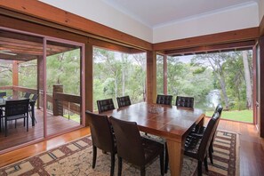 Dining - Wilyabrup River Retreat - A gorgeous house on a private vineyard, wood fire (Wilyabrup)