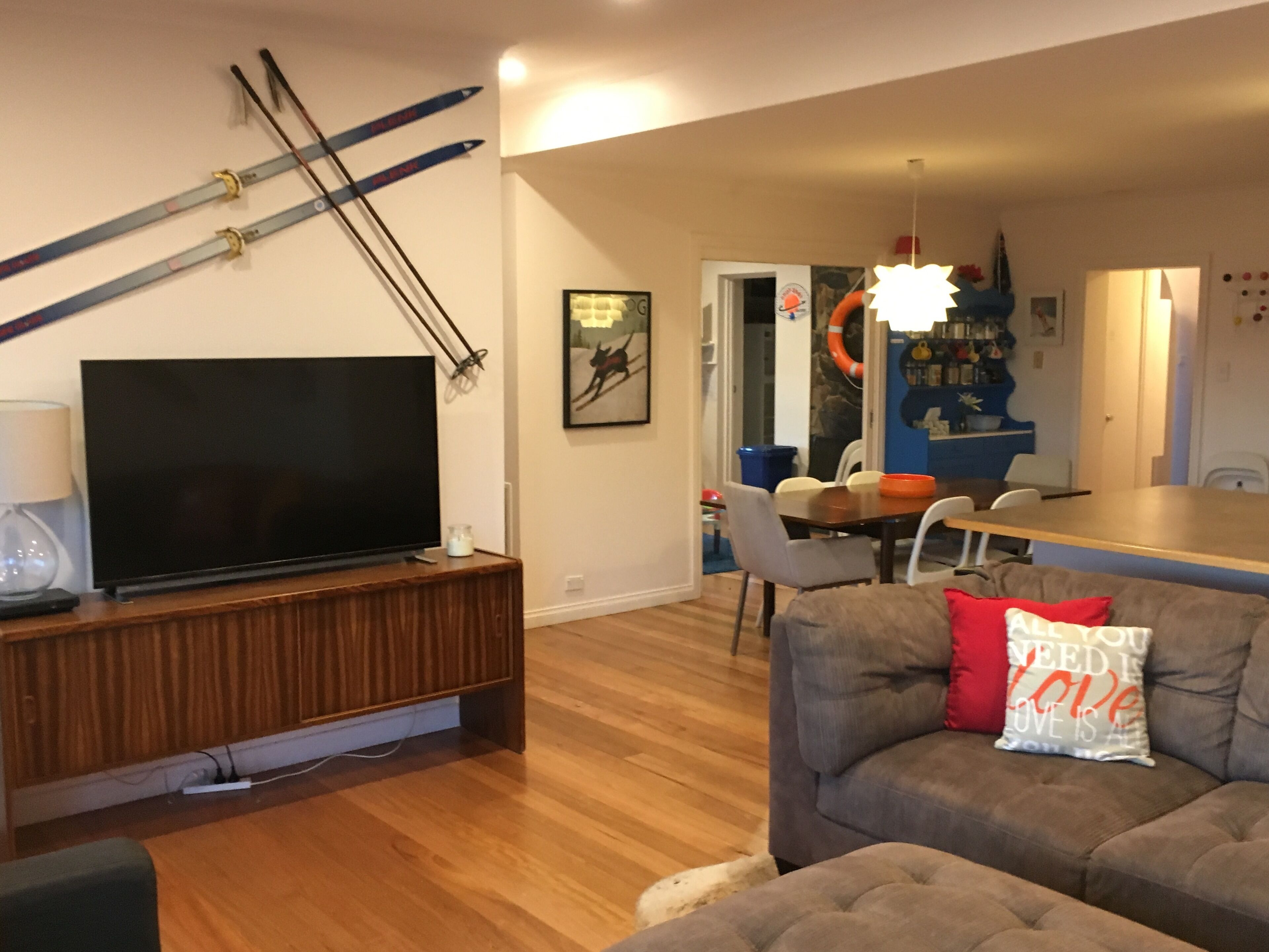 House with Water and Mountain Views