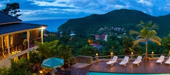 Pool Level apartment overlooking Marigot Bay