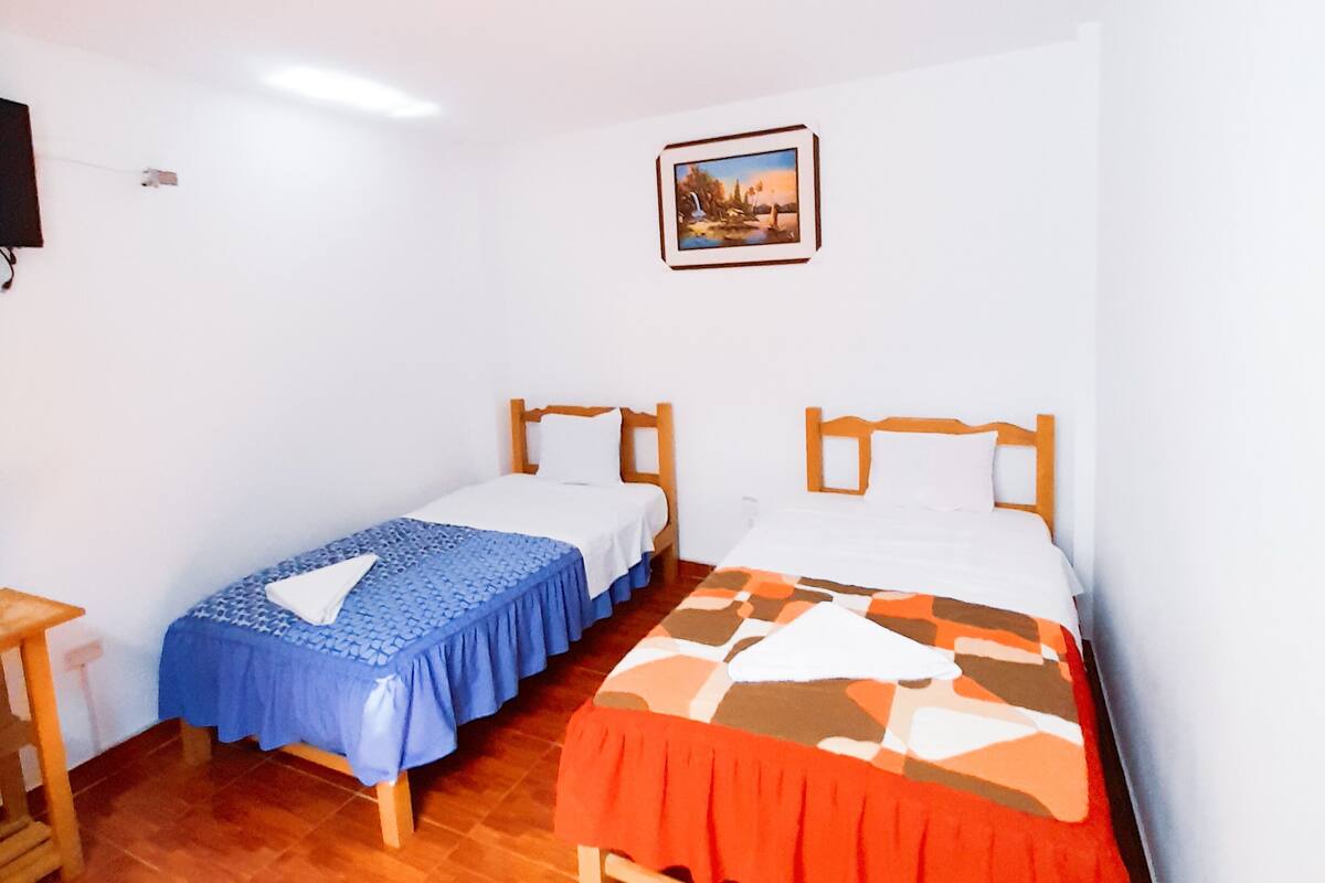 Room, 2 Single Beds, Non Smoking | Blackout curtains, free WiFi