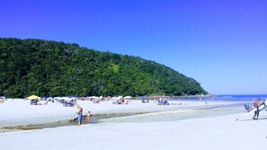 En la playa