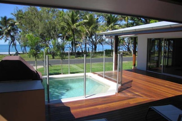 Spectacular water and island views.