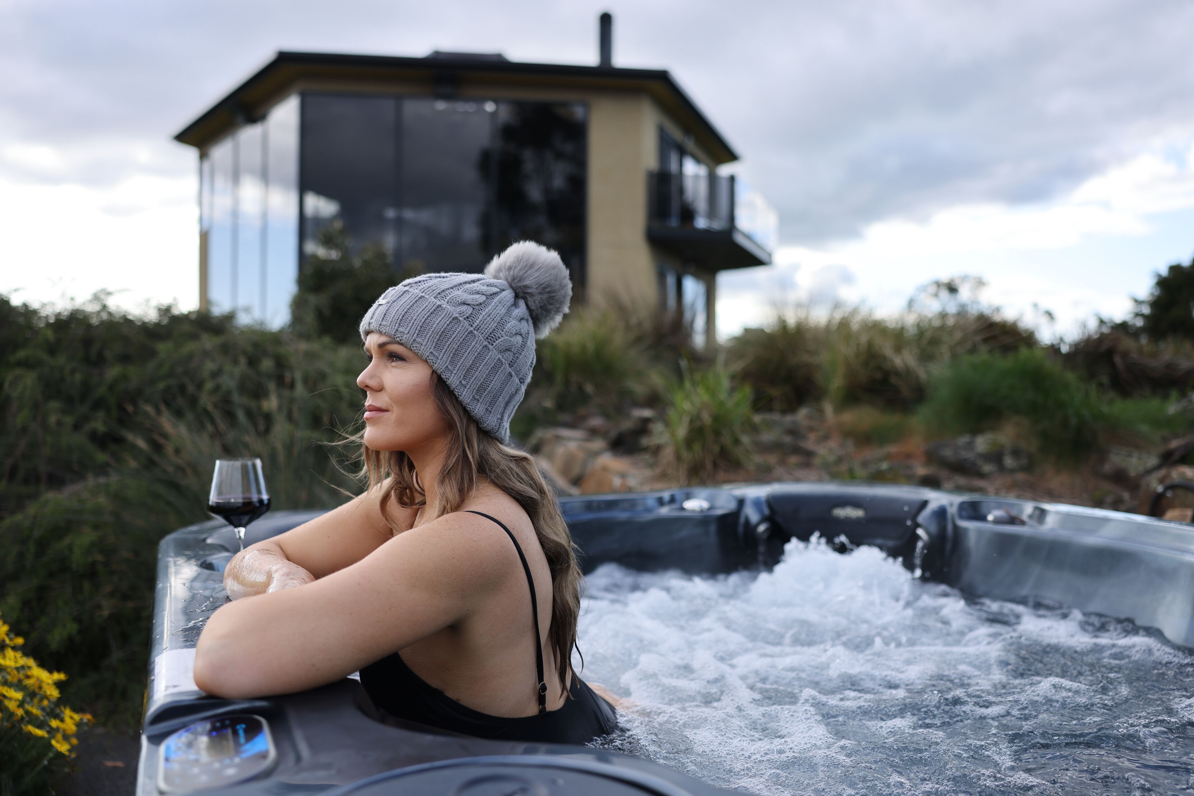 Bañera de hidromasaje exterior