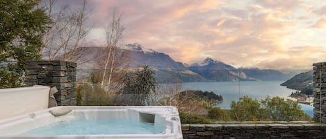 Idromassaggio all'aperto