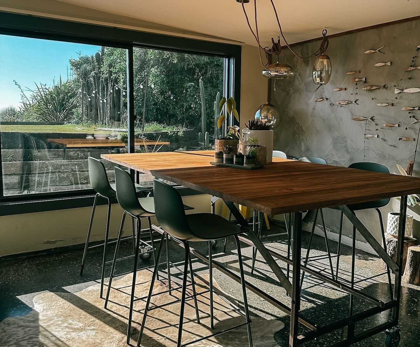 Bright, open, and full of natural light - the perfect spot for breakfast or a sunset drink.