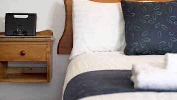 1 bedroom, pillowtop beds, iron/ironing board, free WiFi