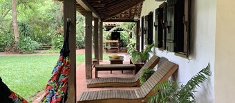 Linda casa en la arena con piscina y maravillosa vista de Ilhabela!